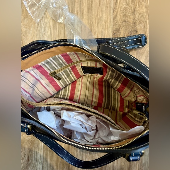 Floto Ischia Italian Leather Shoulder Bag NWT - Picture 9 of 12